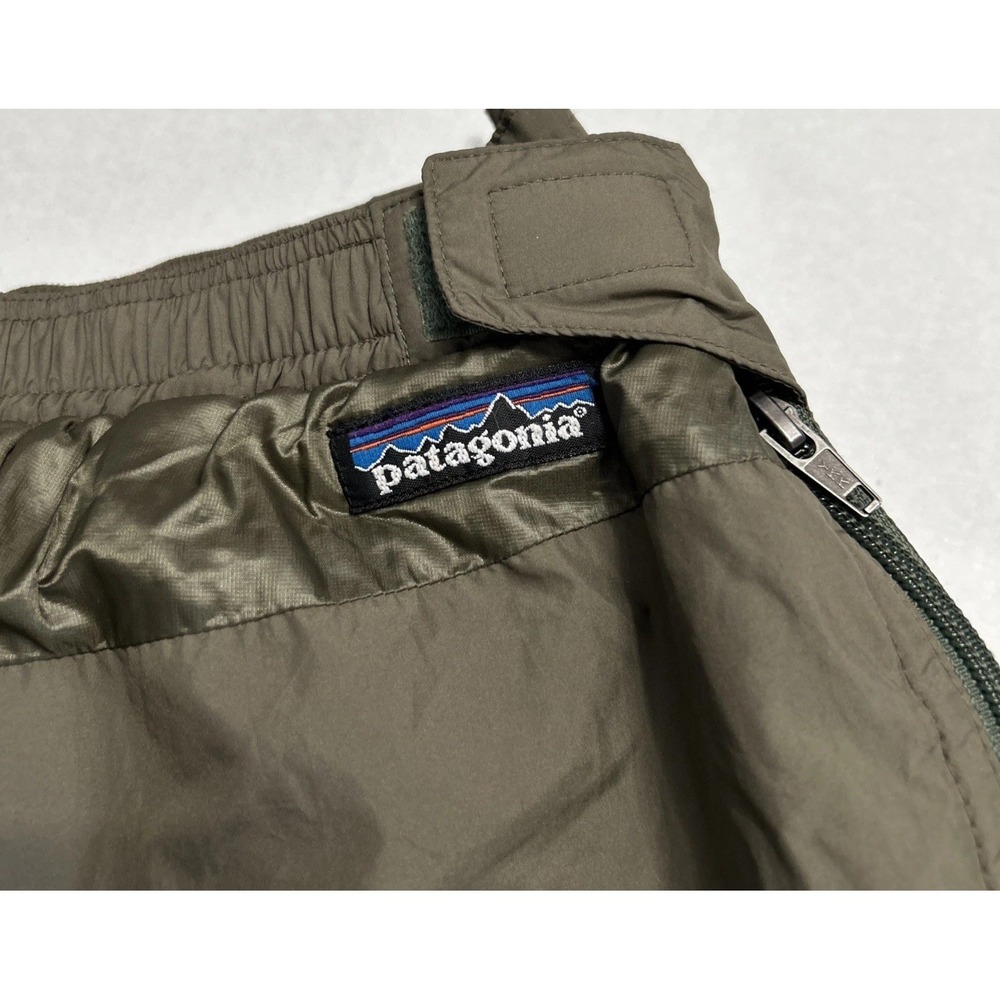 Mens Patagonia MARS Micro Puff Pants Alpha Green 19018 F6 Sz‎ Large EC Zip Sides
